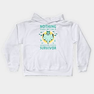 Interstitial Cystitis Awareness - boo ghost halloween Kids Hoodie